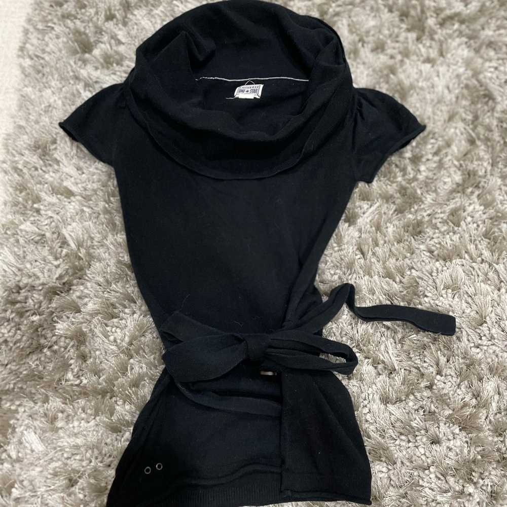 Converse Black Sweater Top